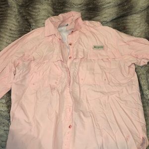 Pink Columbia wind breaker